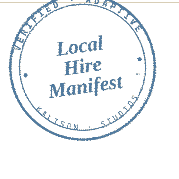Local Hire Manifest verified stamp
